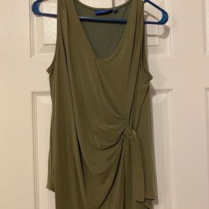 Olive green top
